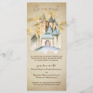 Menu La beauté et le château de la Beast Fairytale