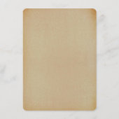 Menu La collection de Mariages de Steampunk victorienne (Dos)