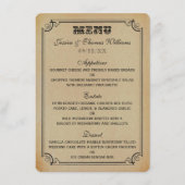 Menu La collection de Mariages de Steampunk victorienne (Devant)