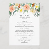 Menu La collection de Mariages Spring Blossoms (Devant)