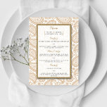 Menu La collection Mariage moderne de Paisley - Brown<br><div class="desc">Simple mais élégant, la collection moderne paisley mariage est un design étonnant avec une belle impression de cachemire dans une couleur brun et blanc doux, qui est parfait pour toute célébration mariage moderne. Ces cartes de menu peuvent être personnalisées pour votre occasion spéciale et feraient l'article parfait pour votre mariage,...</div>