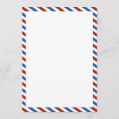 Menu La collection moderne de Mariages Airmail (Dos)