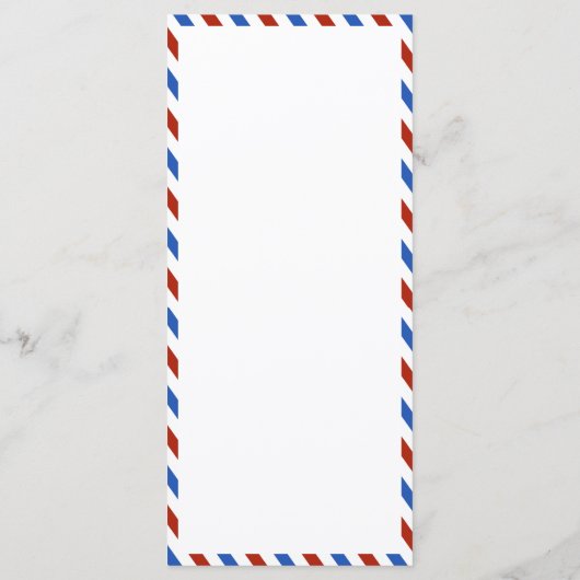 Menu La collection moderne de Mariages Airmail (Dos)