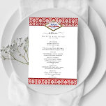 Menu La Parties scintillant Damask Las Vegas Mariage Co<br><div class="desc">Célébrez dans le style avec ces cartes de menu mariages design et très tendance. Ce design est facile à personnaliser avec votre libellé d'événement spécial et vos invités seront ravis quand ils verront ces menus fabuleux.</div>