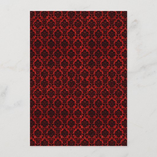 Menu La Parties scintillant Damask Las Vegas Mariage Co (Dos)