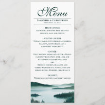 Lac de montagne paisible Élégant mariage rustique