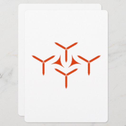 Menu Lame gothique (Devant / Derrière)