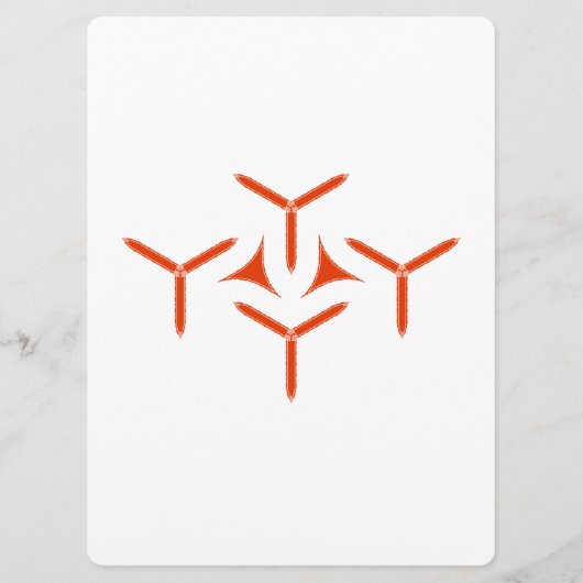 Menu Lame gothique (Devant)