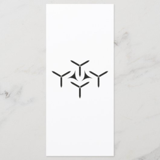 Menu Lame gothique (Dos)