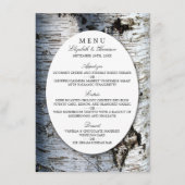 Menu Landelijke bijtende vogelboom (Voorkant)