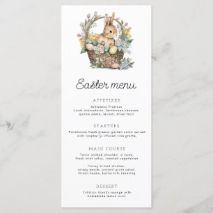 Menu Lapin de Pâques