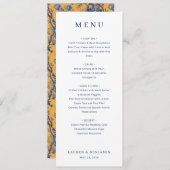 Menu Lapis Rose Wedding (Devant / Derrière)