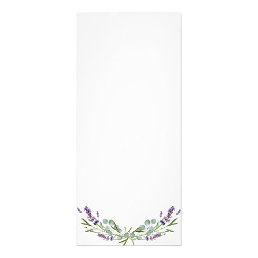 Menu lavande violet eucalyptus verdure jadis (Dos)