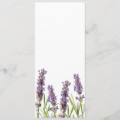 Menu Lavender (Achterkant)