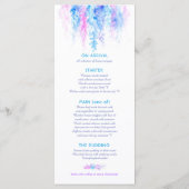 Menu Le pack aquarelle d'art floral en cascade bleu pou (Dos)