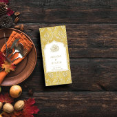 Menu Le roi islamique Golden Damask Mariage musulman