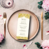 Menu Le roi islamique Golden Damask Mariage musulman