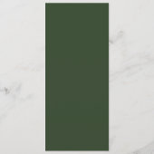 Menu Lemon Grove | Dîner d'été moderne jaune et vert (Dos)