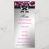 Menu Léopard de 311 roses indien de Bowlicious (Dos)