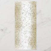 Menu Leopard Poster de animal classique (Dos)