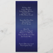 Menu Les confettis argentés élégants pointillent (Dos)