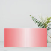 Menu Les coups de pinceau rouges, orange et roses se mé (Debout devant)