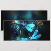 Menu Les libellules du lac (Devant / Derrière)