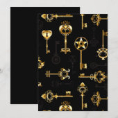 Menu Les Patters de Seamless avec Golden Keys (Devant / Derrière)