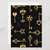 Menu Les Patters de Seamless avec Golden Keys (Devant / Derrière)