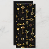 Menu Les Patters de Seamless avec Golden Keys (Devant / Derrière)