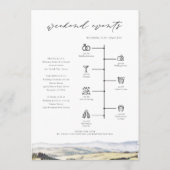 Menu LETTRE D'ACCUEIL DE Destination TOSCANE (Dos)