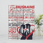 Menu Lettre mignonne pour mari | À mon mari présent (Debout devant)