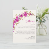 Menu Liane Trompette Violette Sauvage Fleurs Jardin Mar (Debout devant)