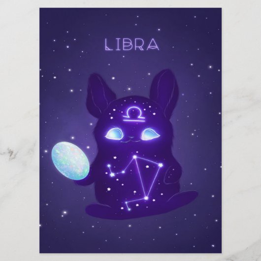 Menu Libra Zodiac Monster - Funky Libra Zodiac Lover (Devant)