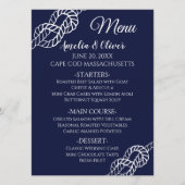 Menu Lien La Corde Nautique Knot Mariage White Navy (Devant)