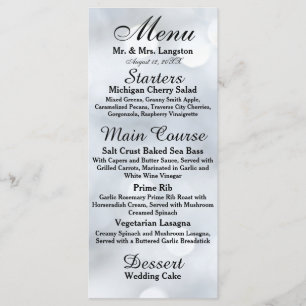 Menu Lights White Silver Sparkhe Parties scintillant Ac