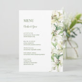 Menu LILY Blossom Elegance Mariage (Debout devant)