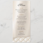 Menu L'ivoire d'éclairage de lustre de mariage perle la (Dos)
