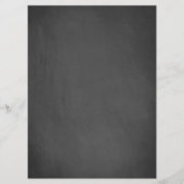 Menu Logo du restaurant Chalkboard (Dos)