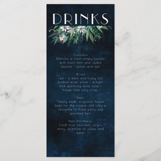 Menu long 4x9 Modèle 9, (Dos)