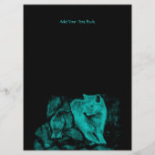 Menu Loup et corbeau dans la nuit (Dos)