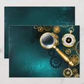 Menu Loupe en style Steampunk (Devant / Derrière)
