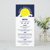 Menu Loups au clair de lune, Bonne Halloween (Debout devant)