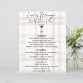 Menu Love is Brewing (Debout devant)