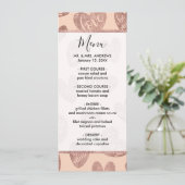 Menu Love XOXO Be Mine Rose Gold Rose Parties scintilla (Debout devant)