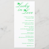 Menu Lucky In Love Mariage (Devant)