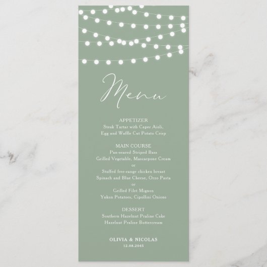 Menu Lumières blanc blanc blanc blanc blanc blanc Maria (Devant)