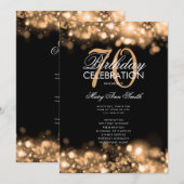 Menu Lumières Glam pour Programme de 70e Anniversa (Devant / Derrière)