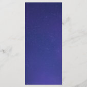 Menu Lumières rustiques de campagne mason jarres luciol (Dos)