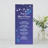 Menu Lumières rustiques de campagne mason jarres luciol (Debout devant)